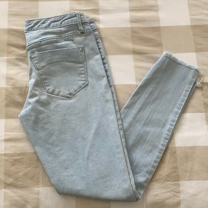 Denim legging crop